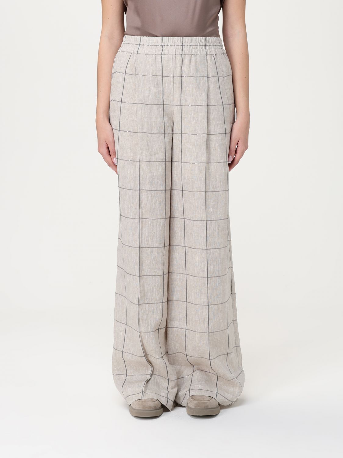 Brunello Cucinelli Pants  Woman Color Beige