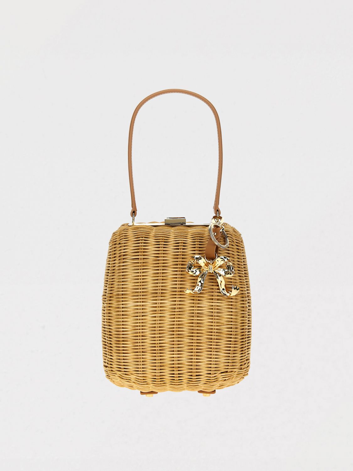 Shop Self-portrait Handbag Woman Color Brown