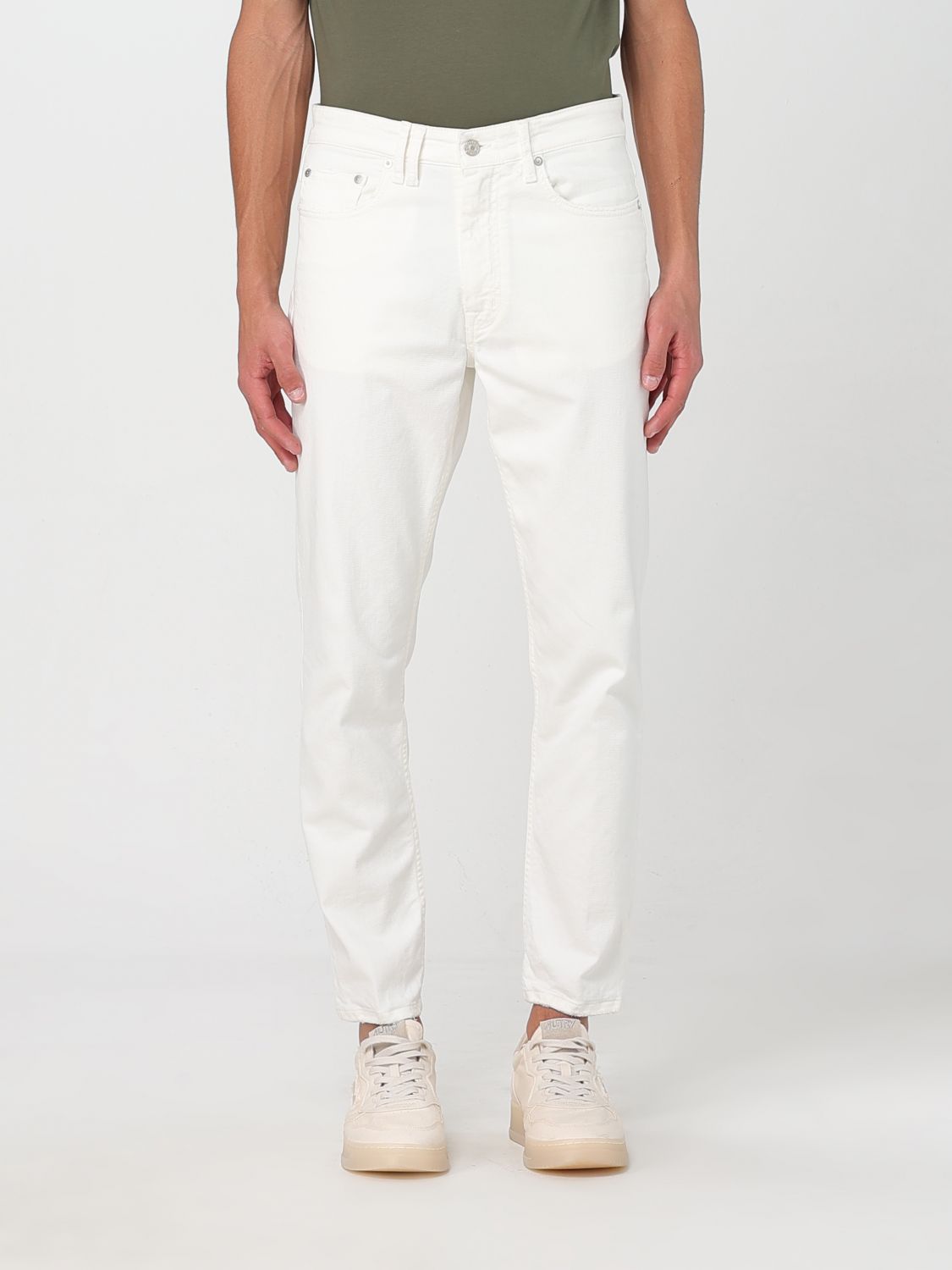 Cycle Man Denim Pants White Size 36 Cotton
