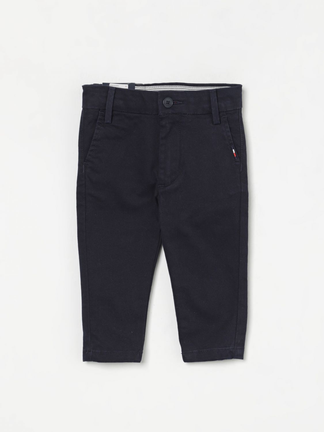 Shop Tommy Hilfiger Pants Kids Color Navy