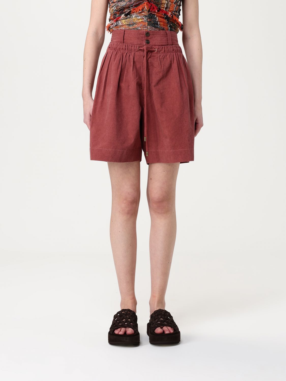 Max Mara Short  Woman Color Brick Red