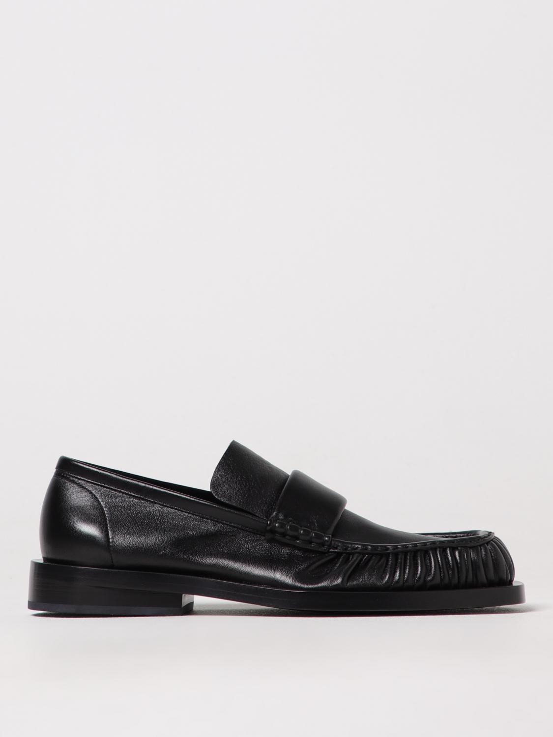 Jil Sander Leather Loafers In Black