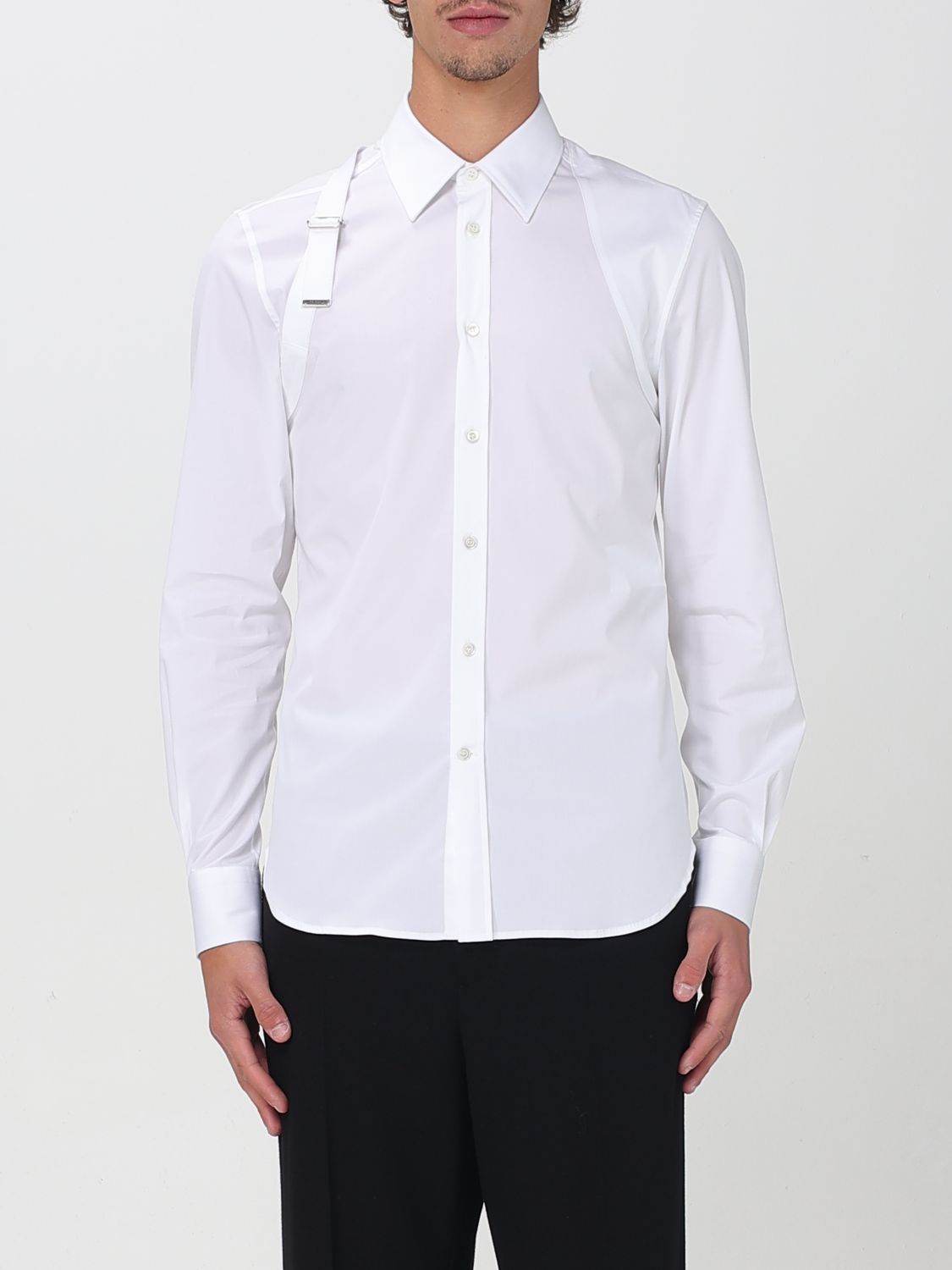 Alexander Mcqueen Shirt  Men Color White In White