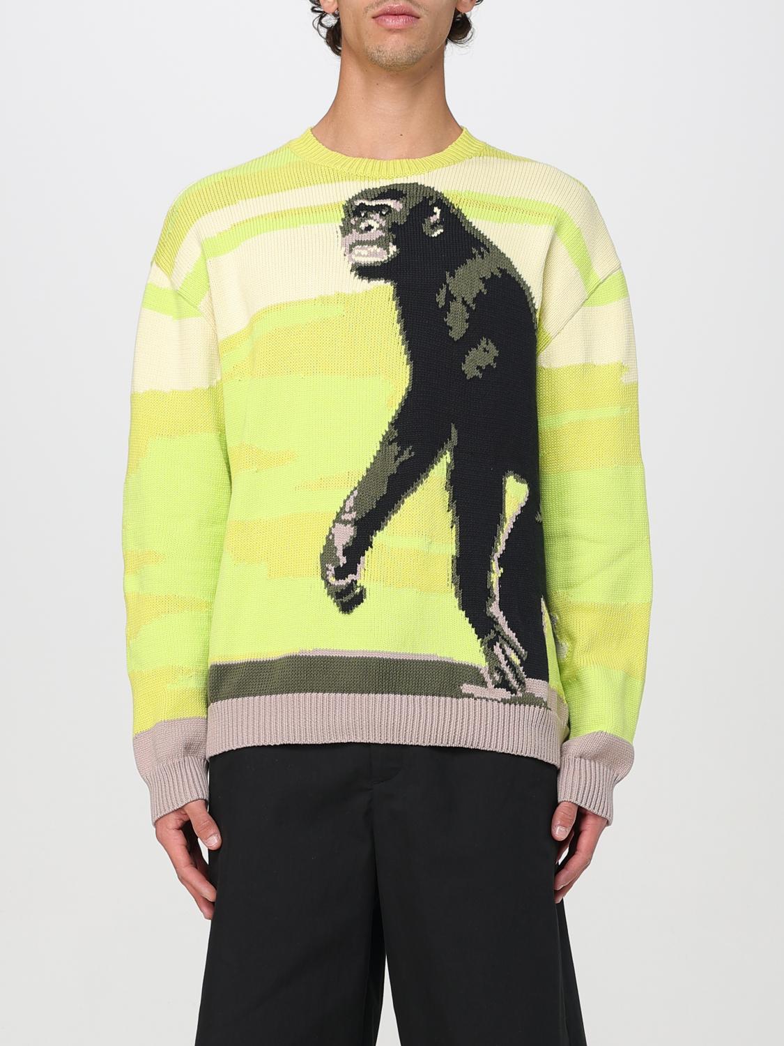 Moschino Chimpanzee Intarsia Knit Sweater