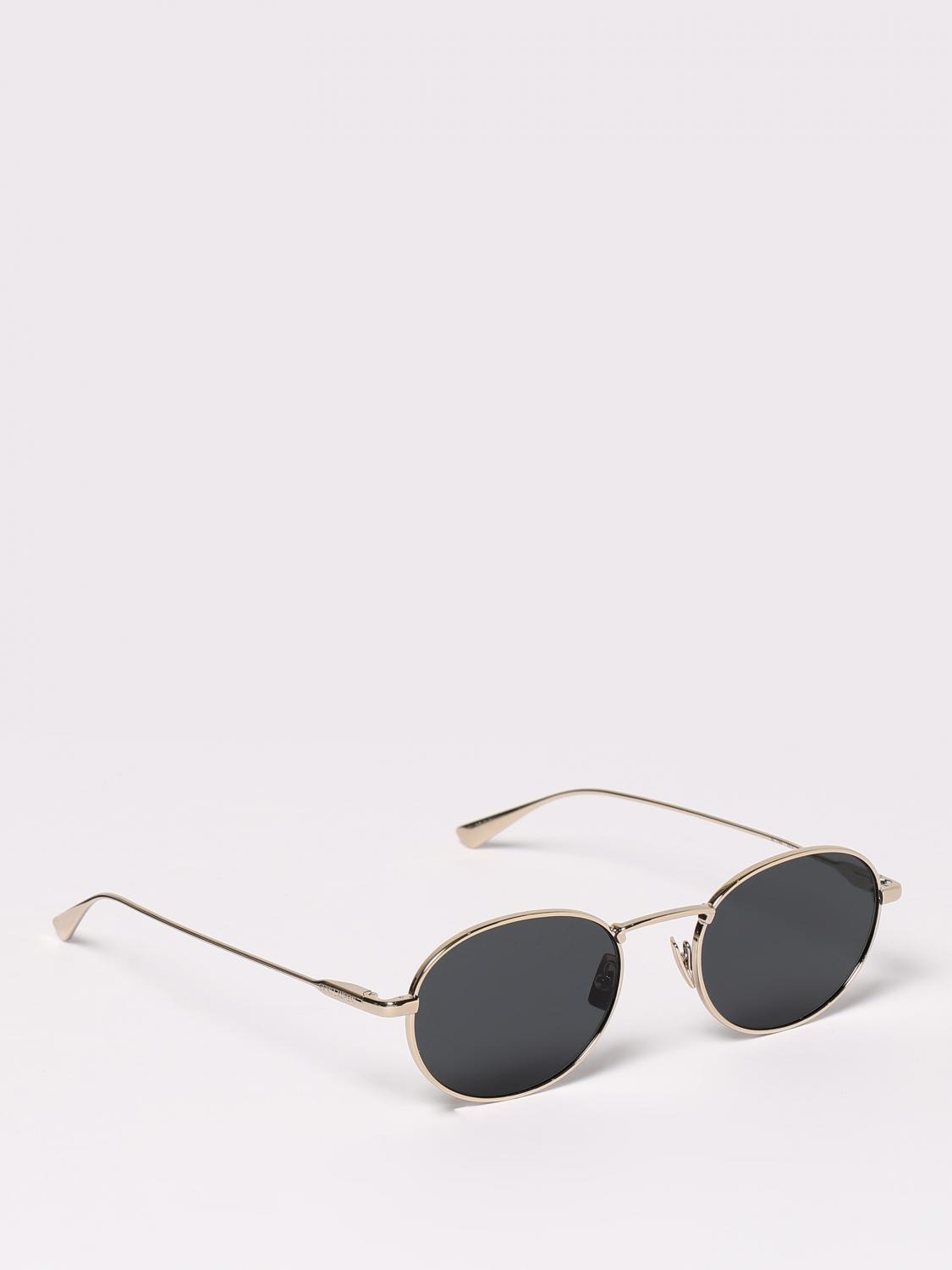 SAINT LAURENT Occhiali da sole con montatura tonda in metallo