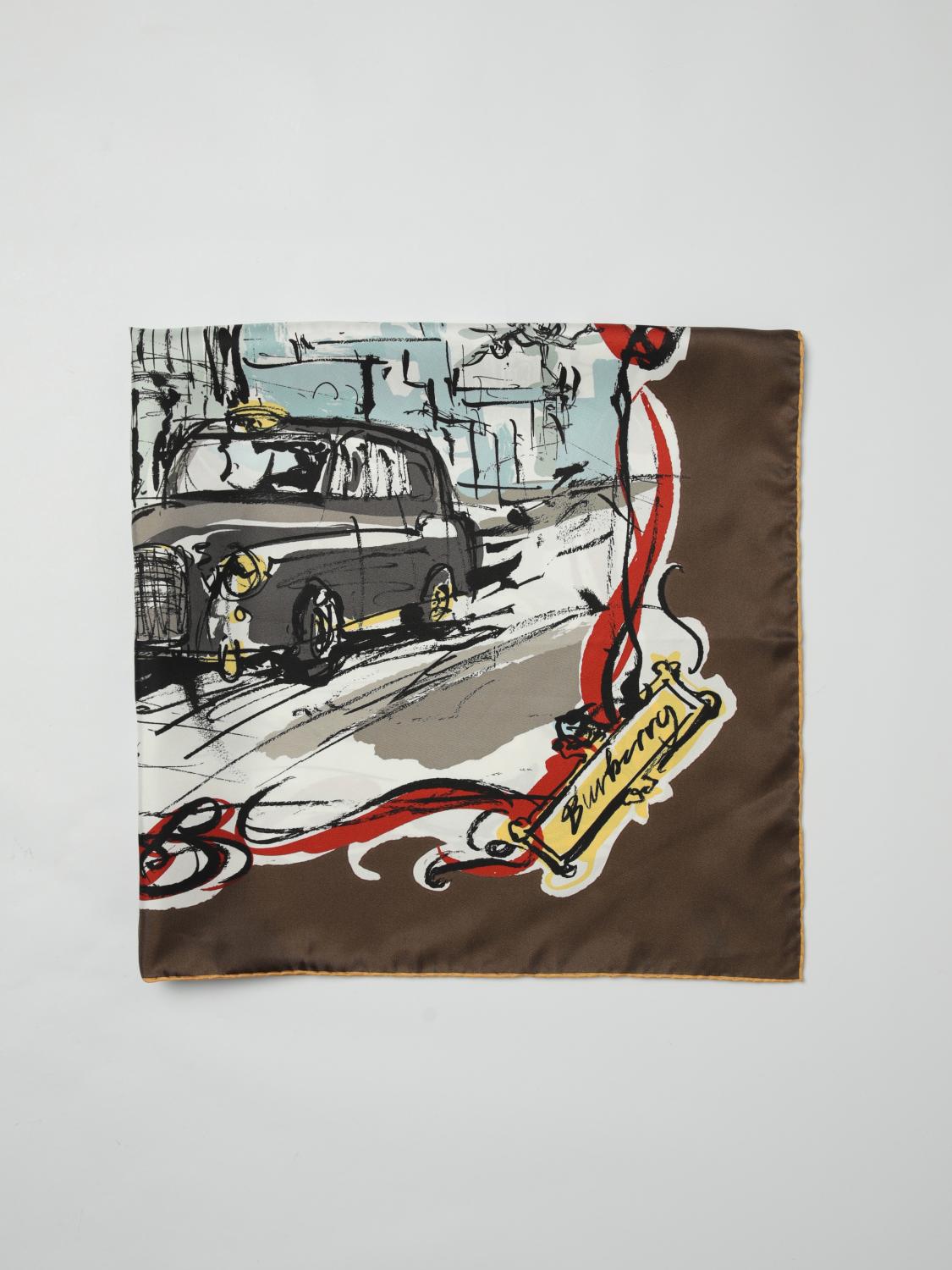 Neck Scarf BURBERRY Men color Brown