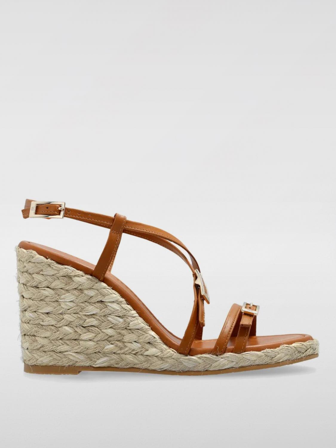 Stuart Weitzman Georgie Espadrilles Widge In Brown