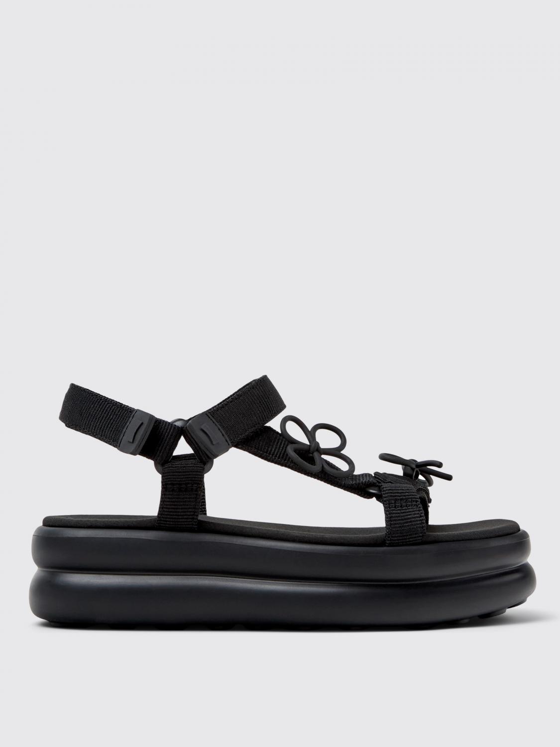 Camper Pelotas Flota Up Twins Sandals In Black
