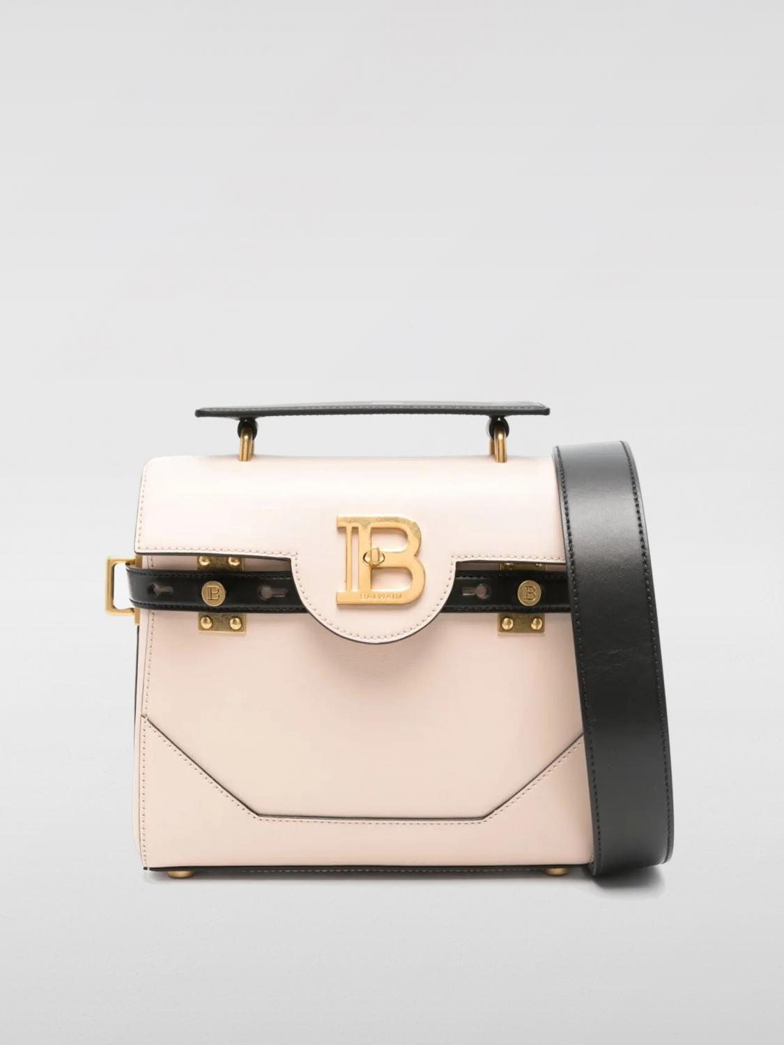 Balmain Shoulder Bag Woman Color Nude In Nude