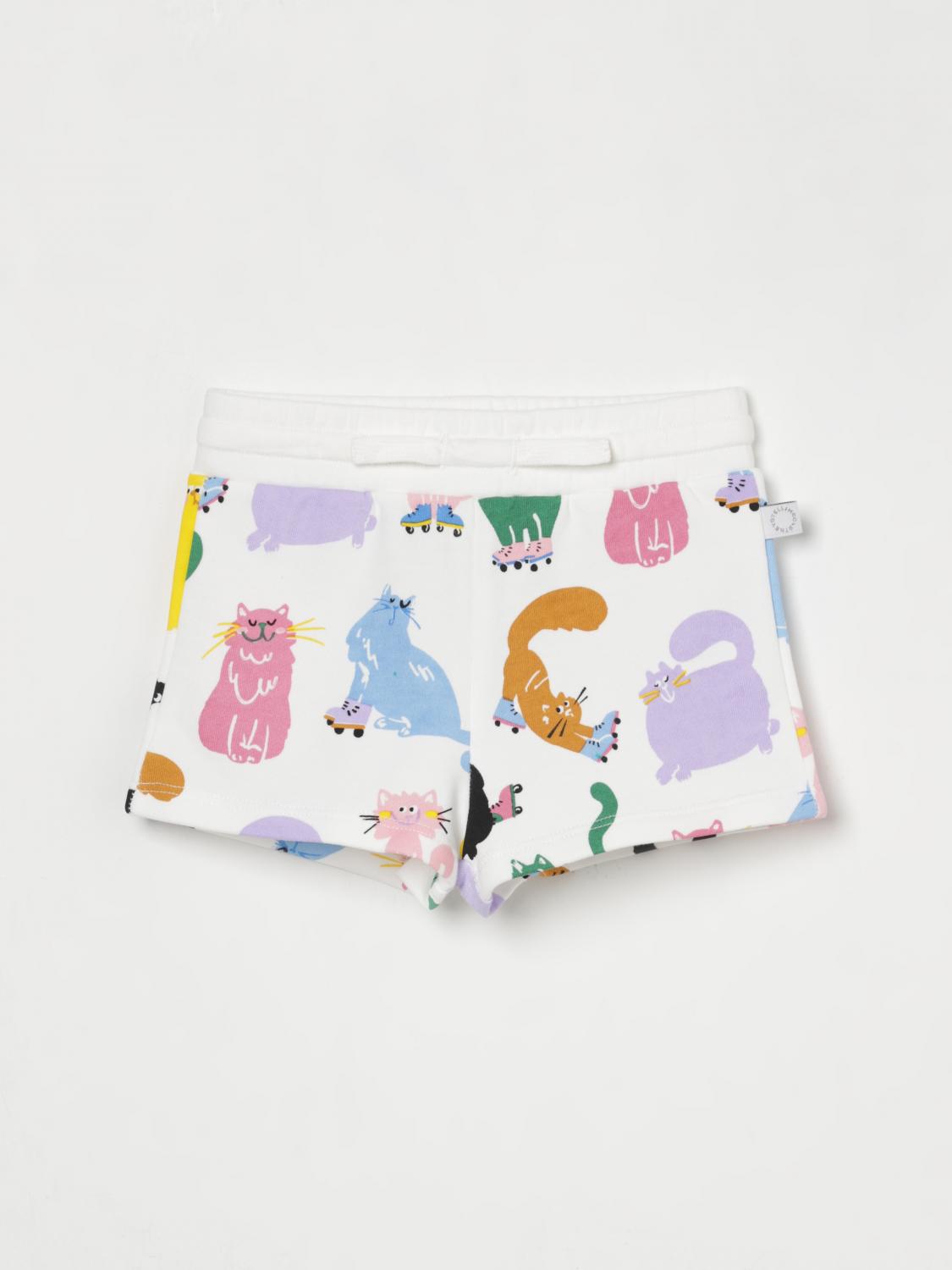 Stella Mccartney Shorts Kids Kids Color Yellow Cream In Yellow Cream
