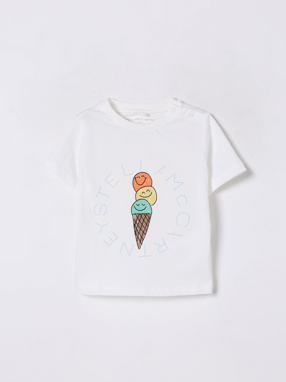 Stella Mccartney Baby Boys Ice Cream T-shirt In White