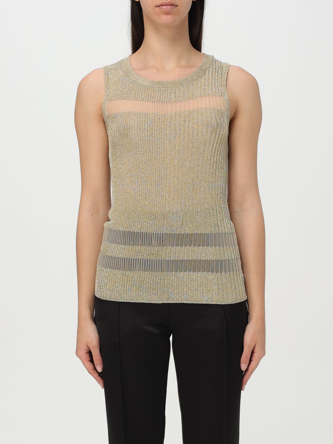 PATRIZIA PEPE TOP PATRIZIA PEPE WOMAN COLOR GOLD G81802047