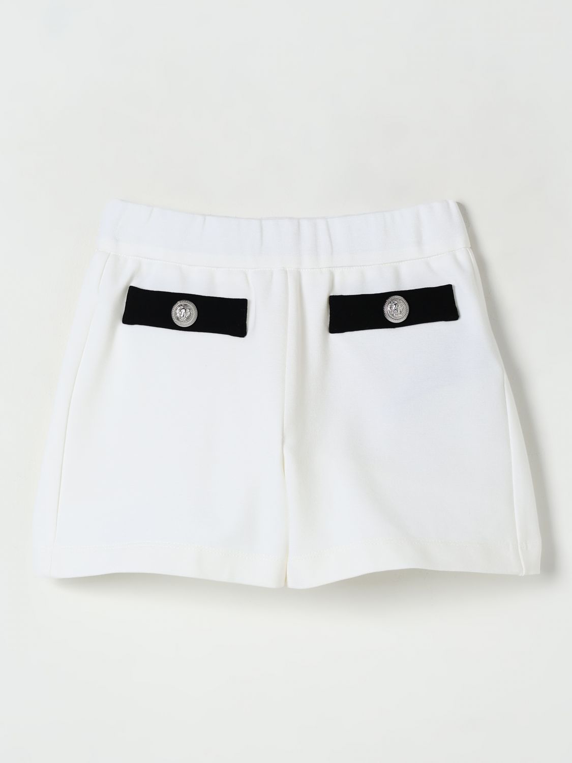 Balmain Mädchen Weiß Shorts Kids Color