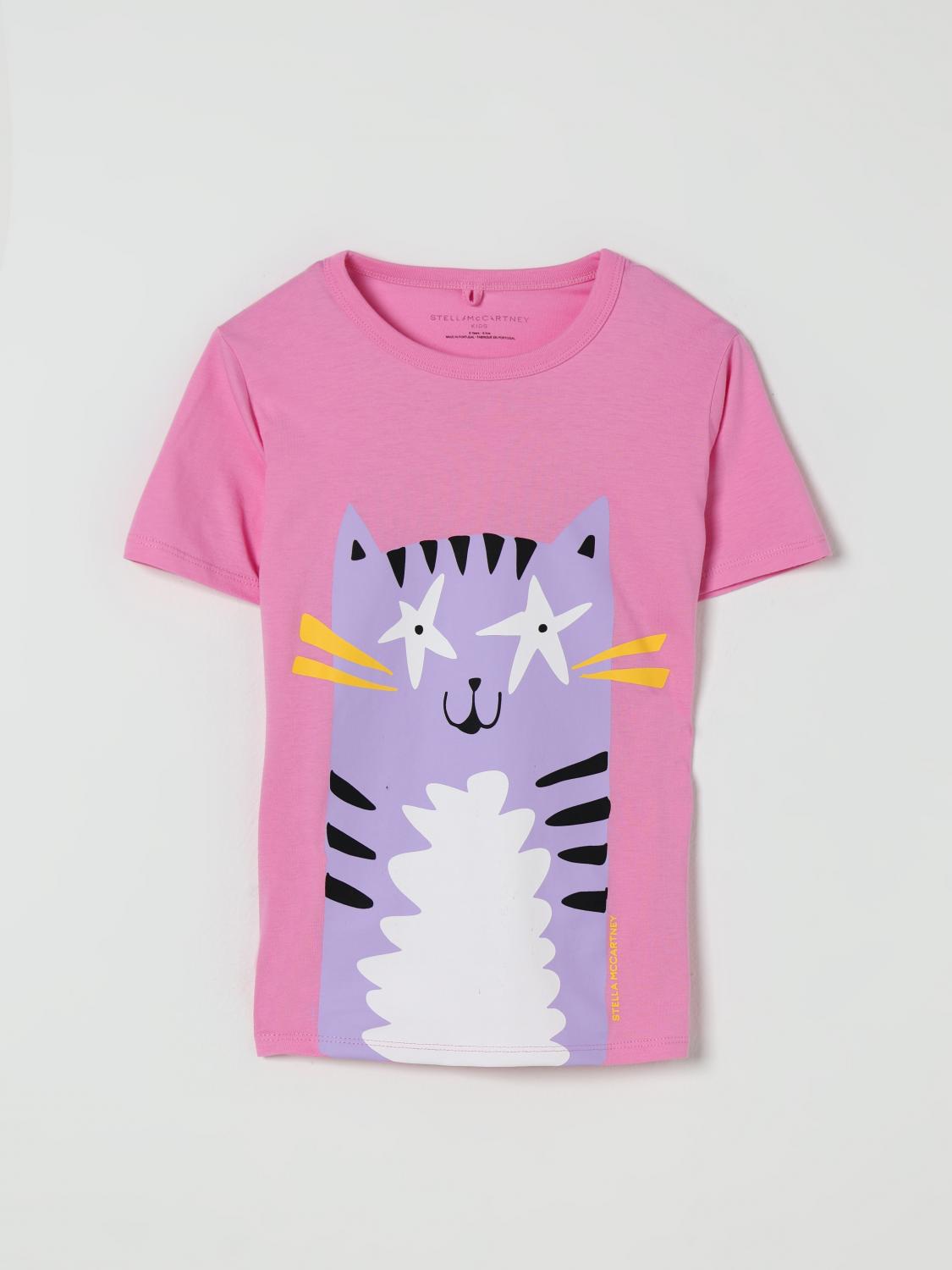 Stella Mccartney T-shirt Con Stampa In Pink
