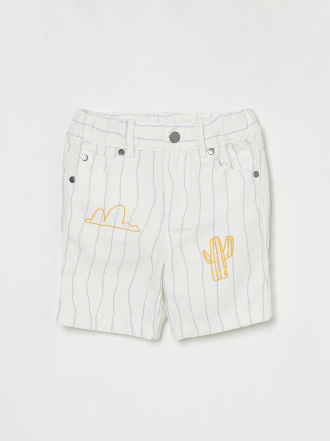 Stella Mccartney Shorts Kids Kids Color Yellow Cream In Yellow Cream