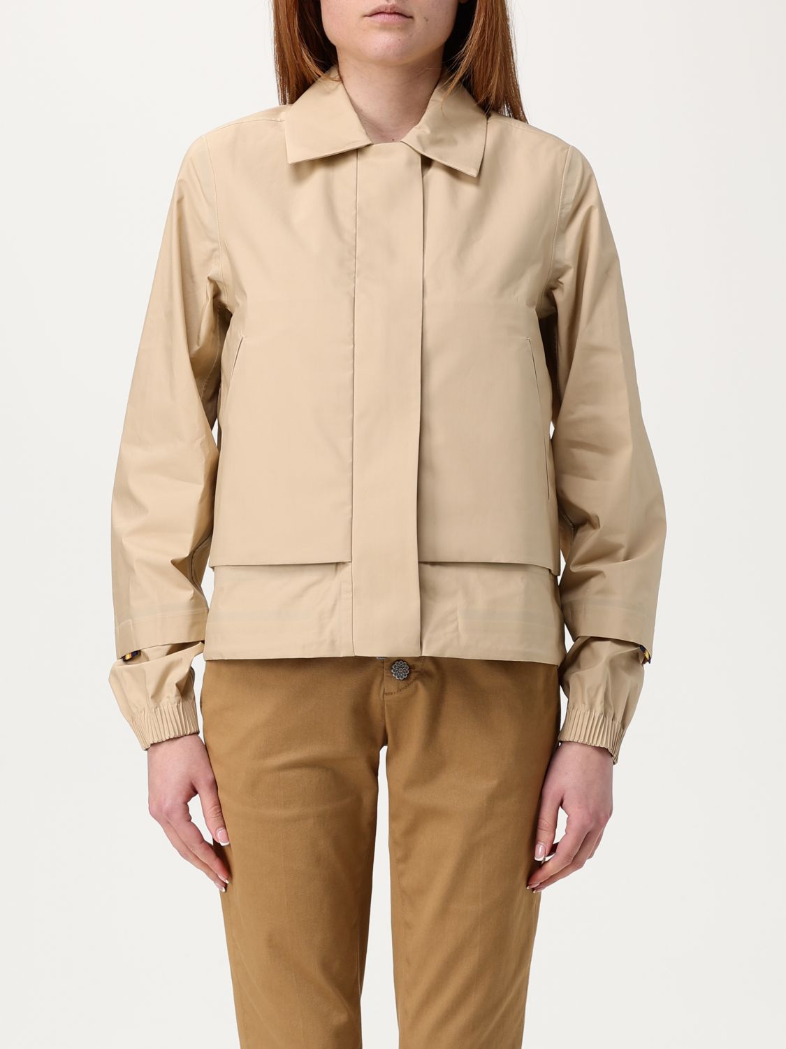 K-way Jacket  Woman Color Beige
