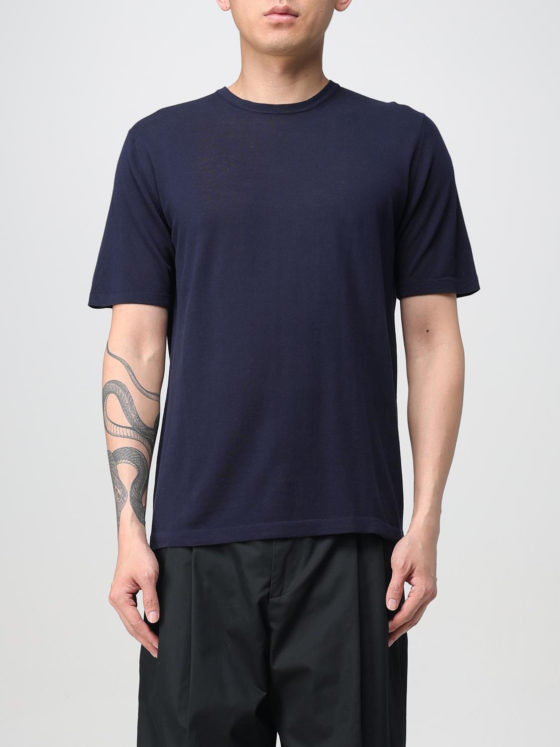 Roberto Collina T-shirt Men Color Blue In Blue