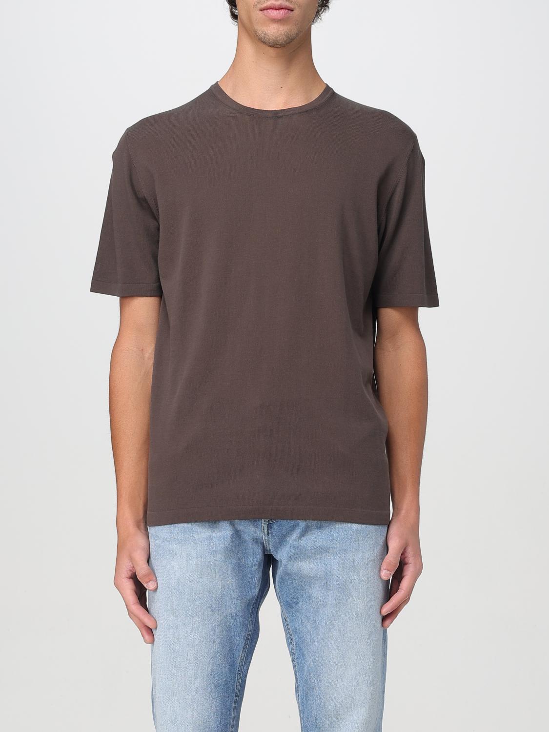Roberto Collina T-shirt Men Color Brown In Brown