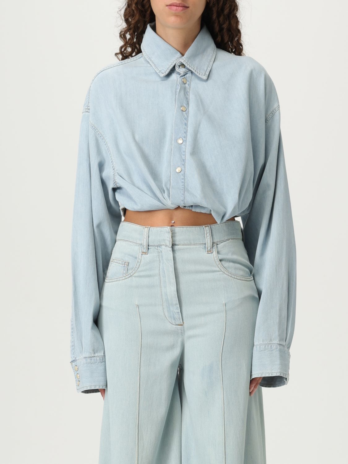 Simona Corsellini Shirt Woman Color Blue In Blue