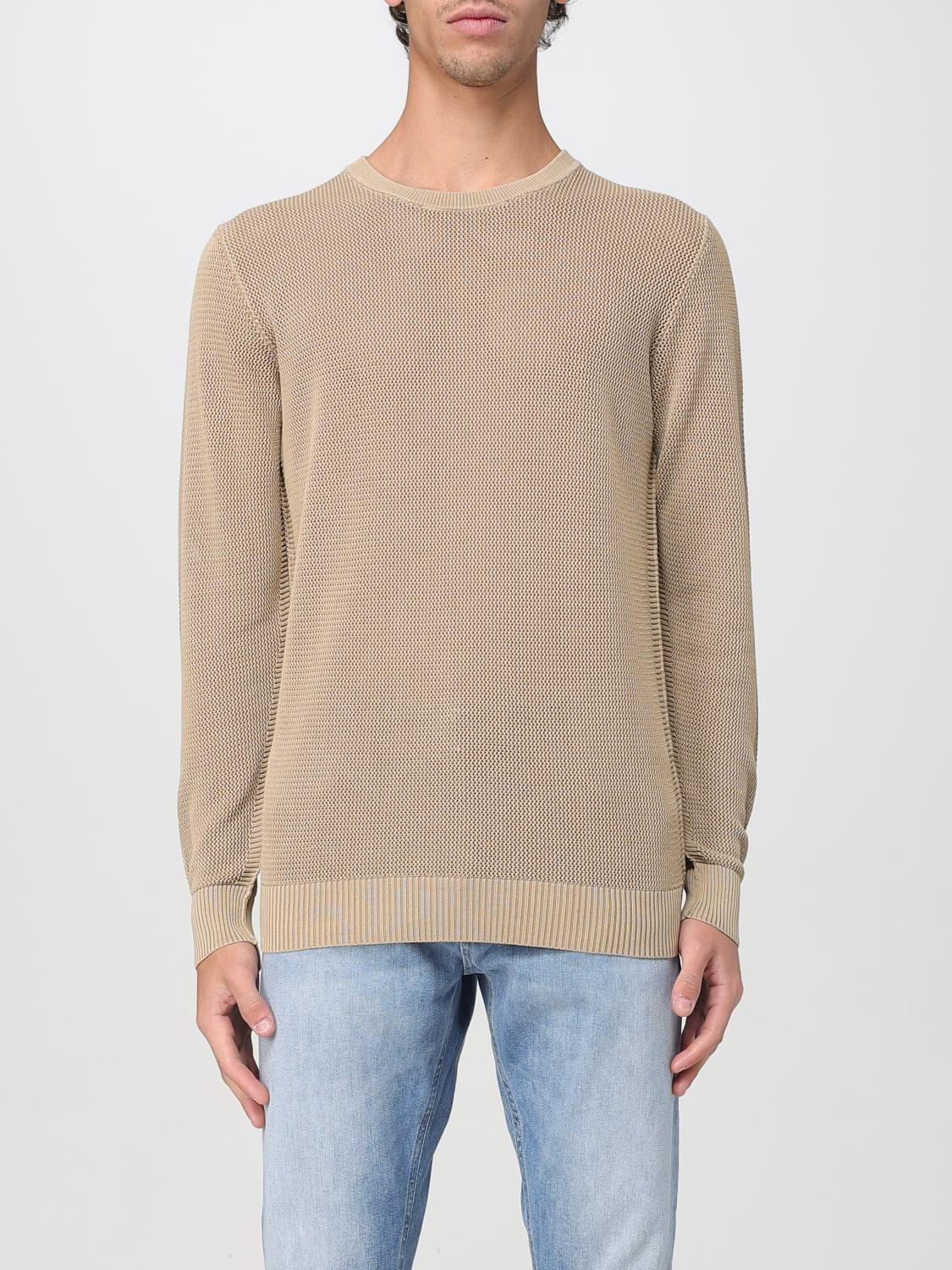 Roberto Collina Sweater Men Color Beige In Brown