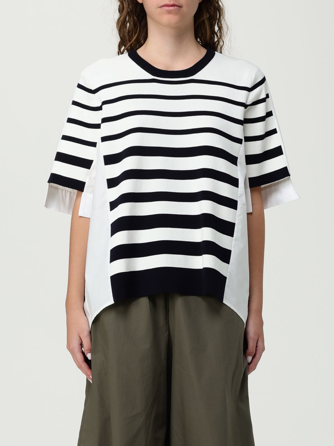 Roberto Collina T-shirt Woman Color Blue In Black