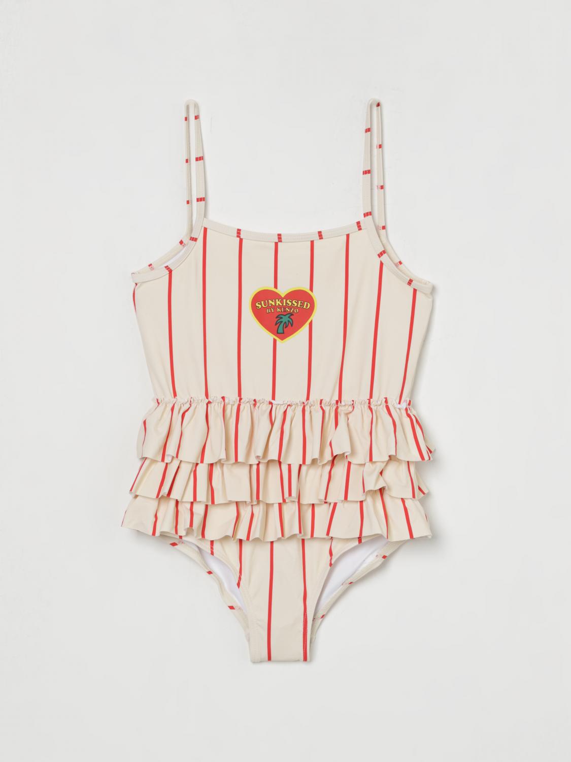 Kenzo Swimsuit  Kids Kids Color Beige In Beige