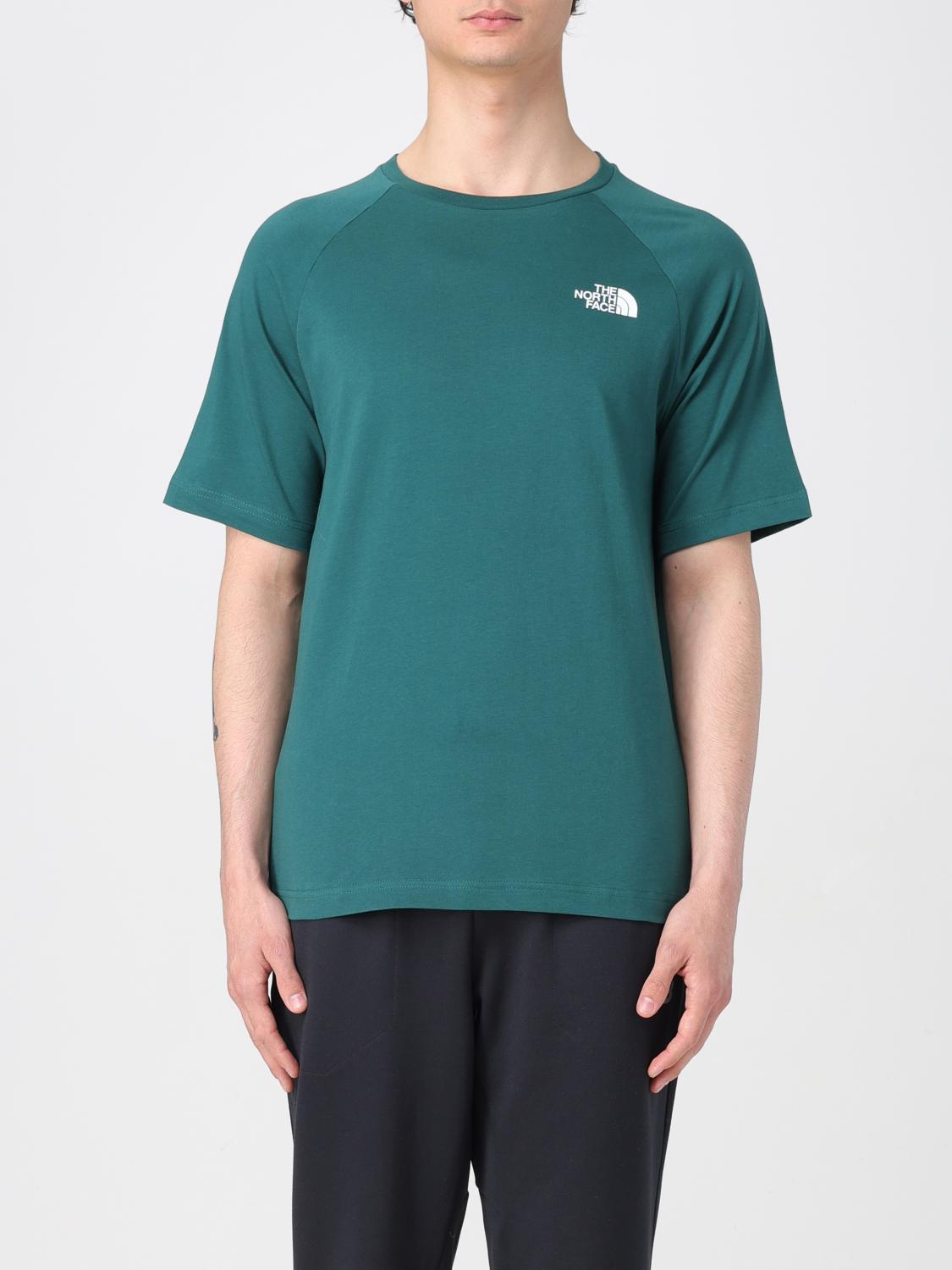 Shop The North Face T-shirt  Men Color Green