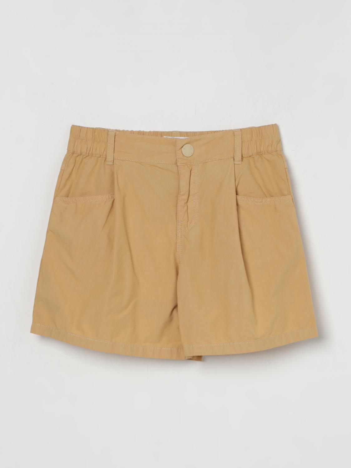 Kenzo Short Kids Kids Color Beige In Beige