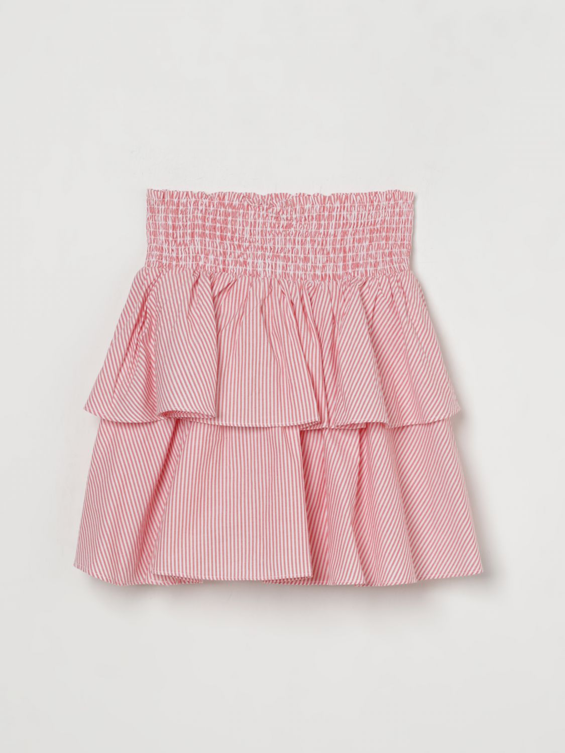 Kenzo Red Skirt For Girl With Heart In Red