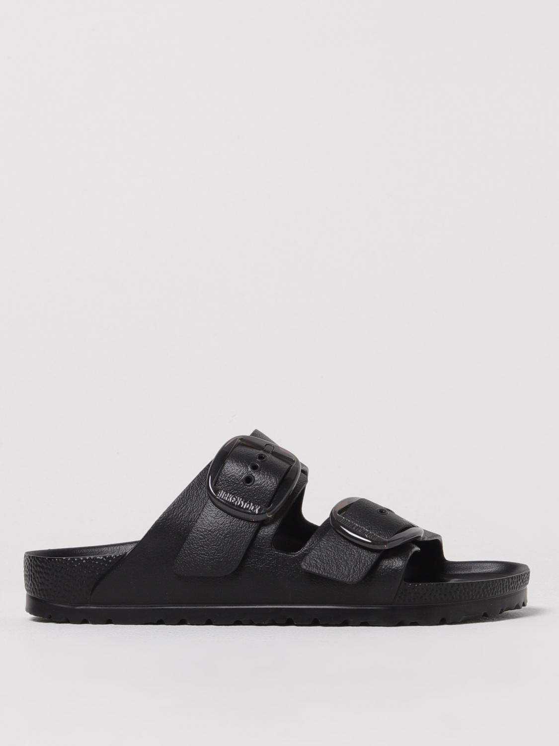 Birkenstock Flat Sandals  Woman Color Black In Black