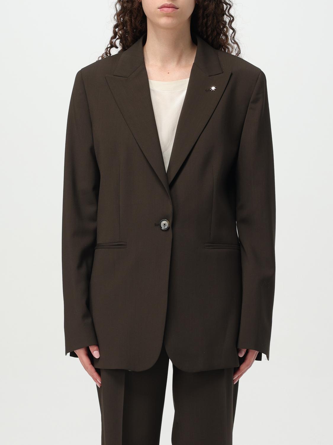 Shop Manuel Ritz Blazer Woman Color Brown In Braun