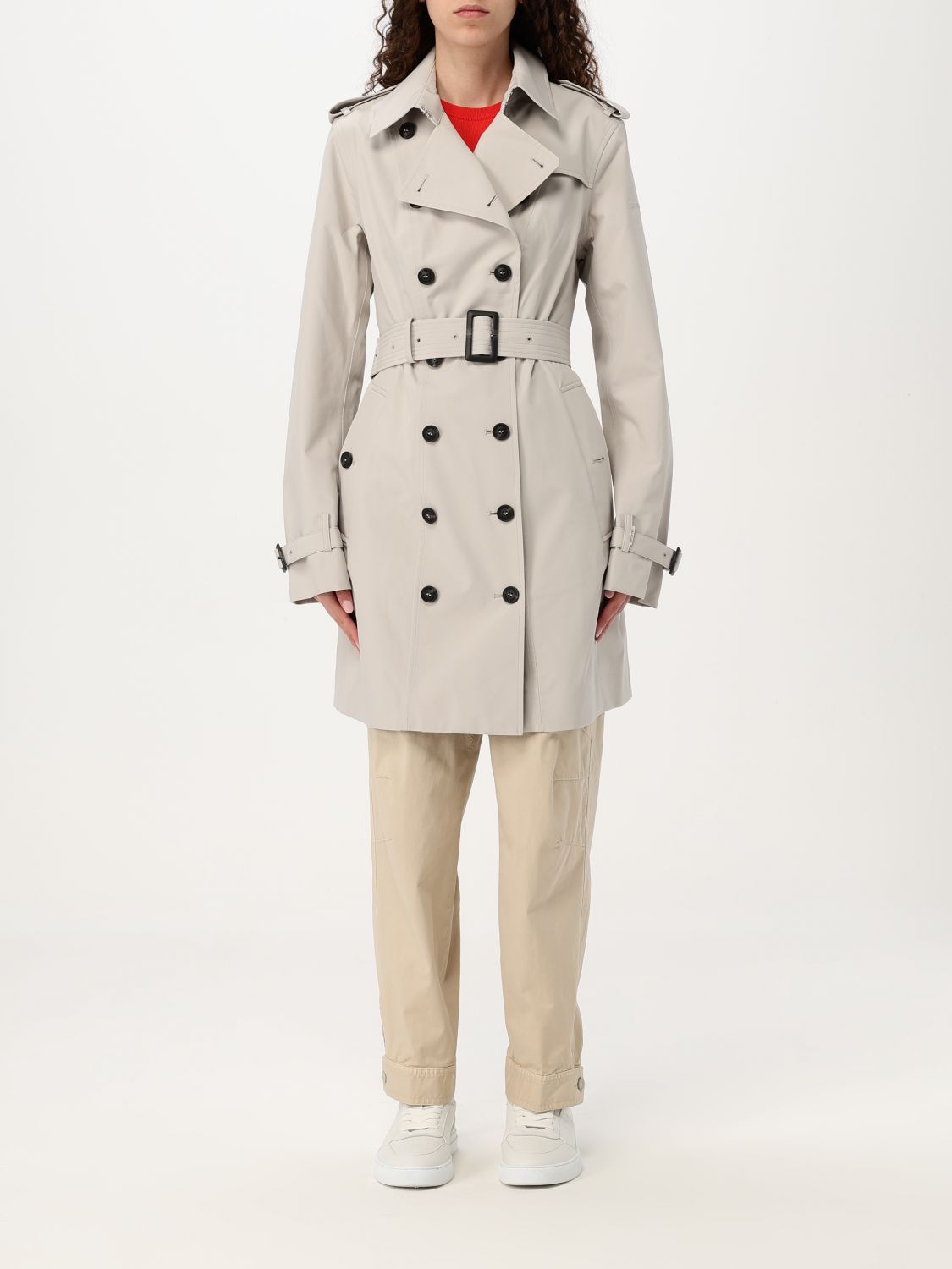 Save The Duck Raincoat Woman Color Beige In Beige