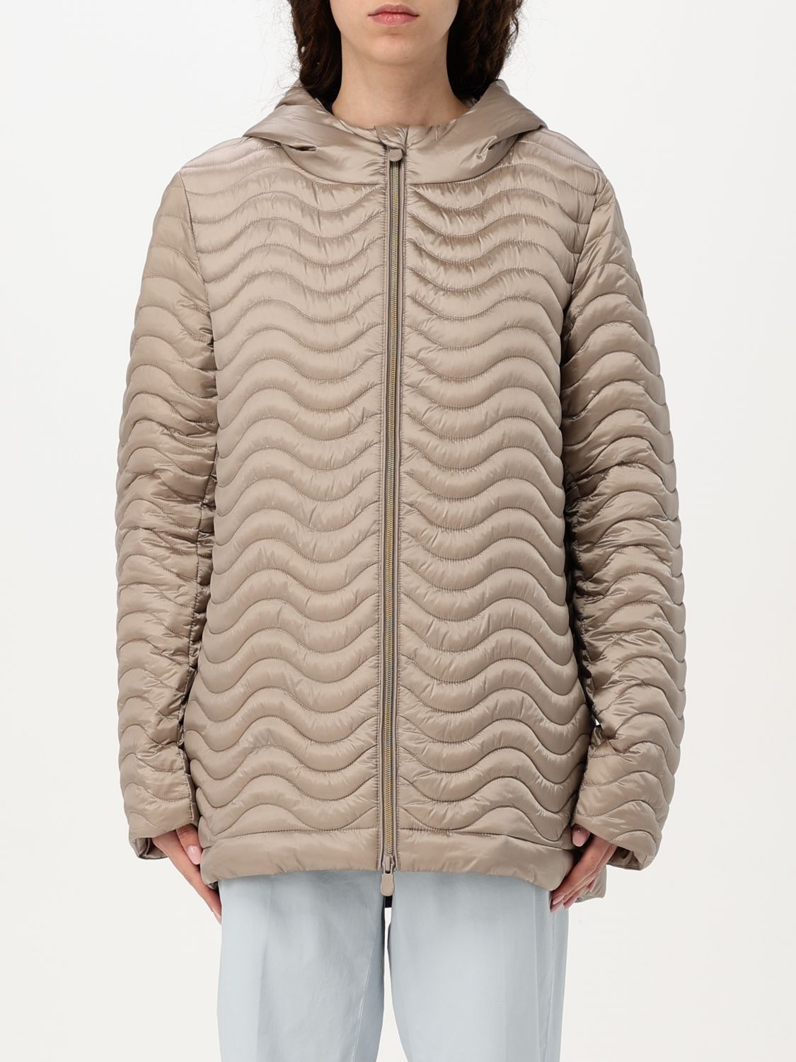 Save The Duck Sirena Down Jacket In Beige
