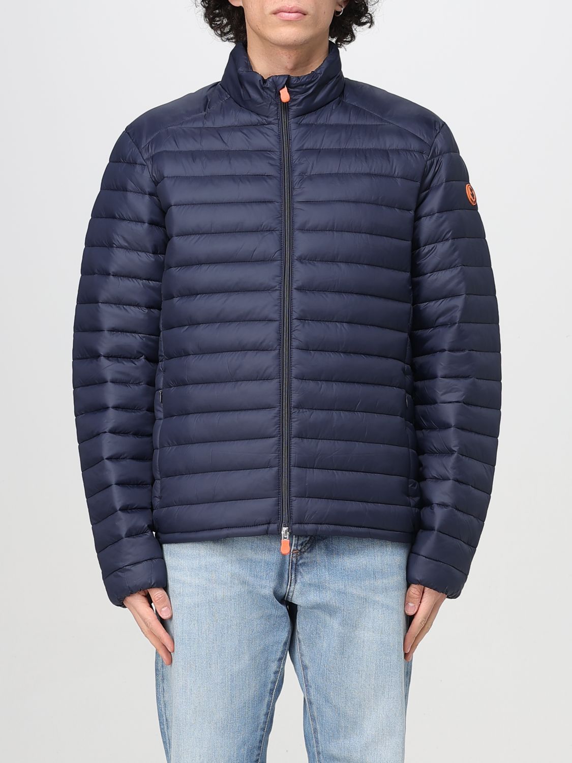 Save The Duck Donald Quilted Hooded Water Resistant Insulated Puffer Jacket In Blue