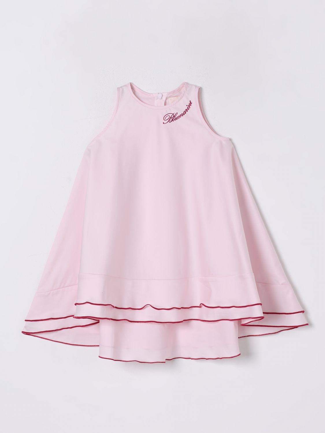 Miss Blumarine Dress Kids Color Pink In Pink