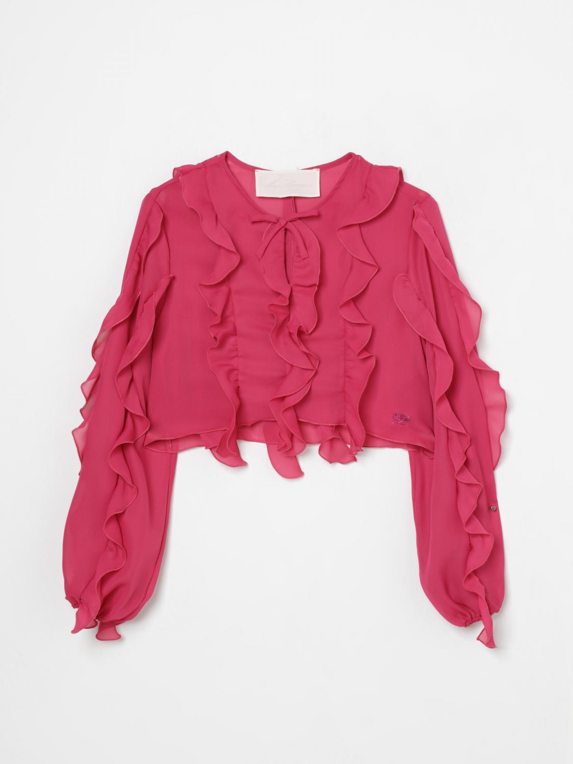 Miss Blumarine Shirt Kids Color Geranium In Geranium