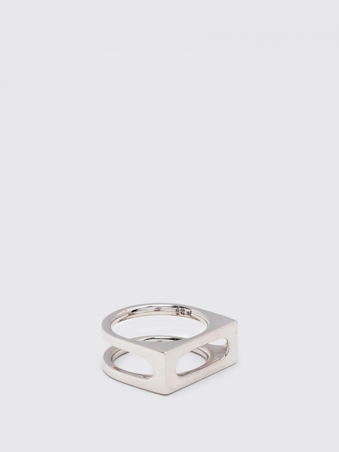 TOM WOOD Anello Single Cage in argento 925