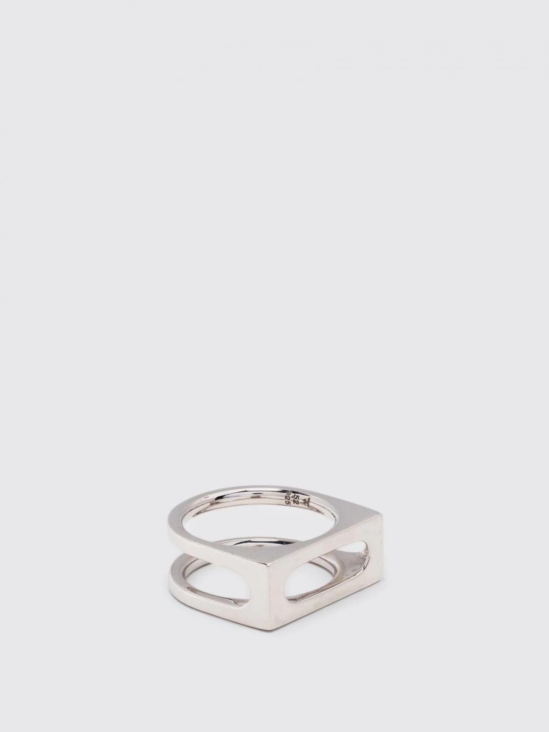 TOM WOOD Anello Single Cage in argento 925
