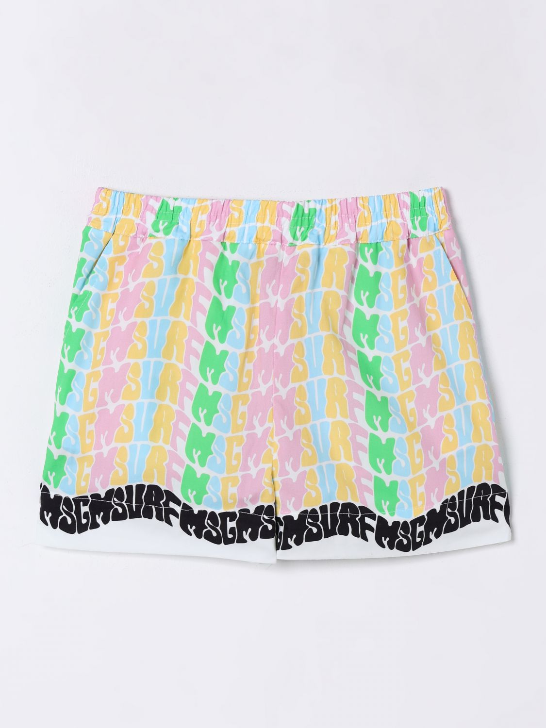 Msgm Pants Kids Kids Color Multicolor In マルチカラー