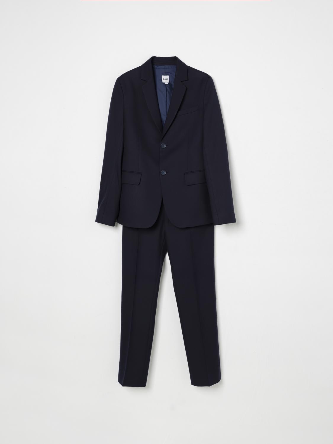 Hugo Boss Blue Suit For Boy In Blau
