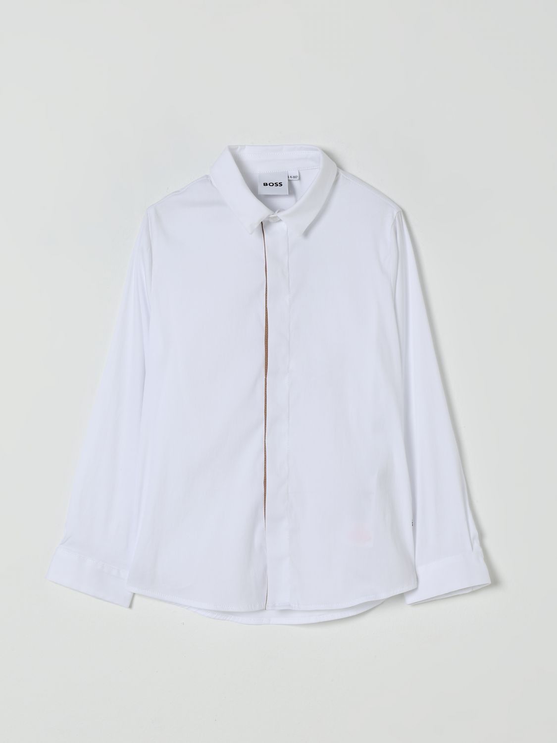 Hugo Boss Shirt Boss Kids Color White