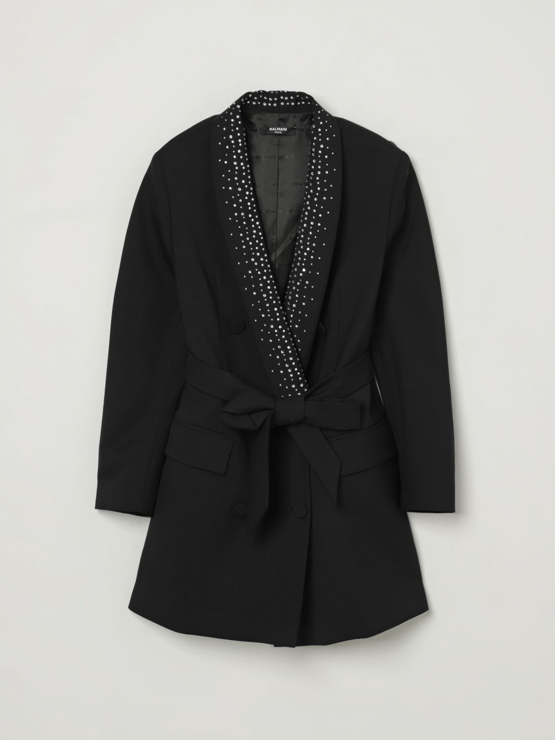 Balmain Dress Kids Color Black