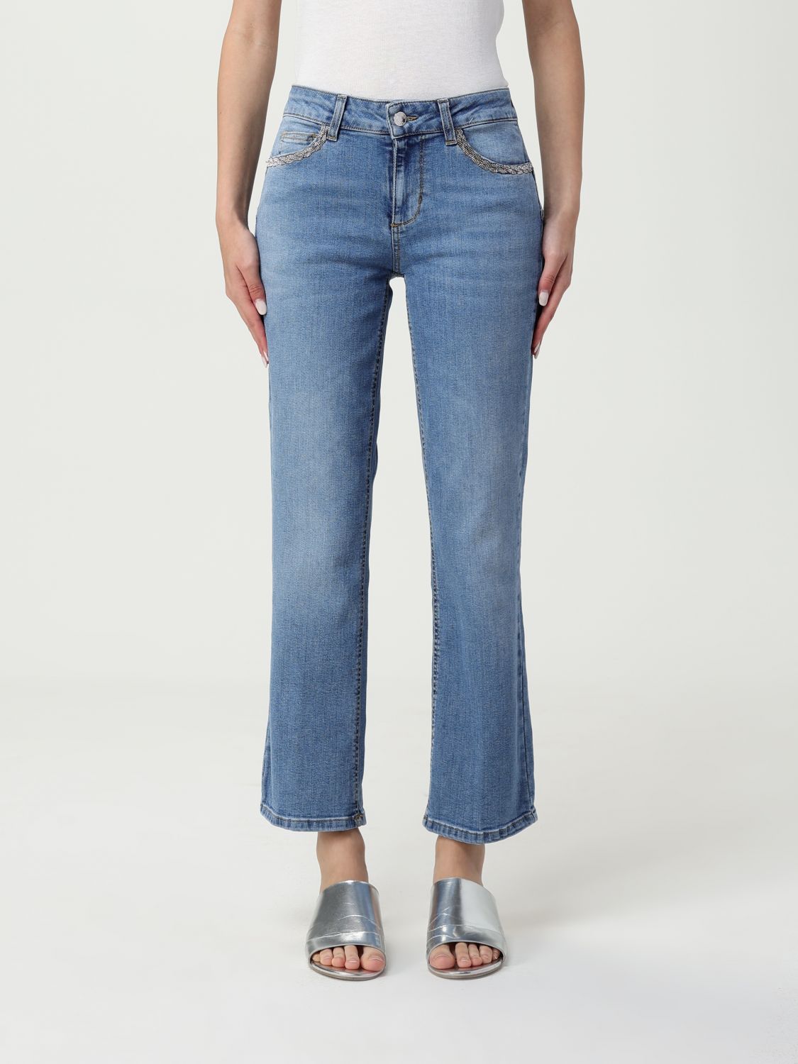 Liu •jo Jeans Liu Jo Woman Color Denim In Blue