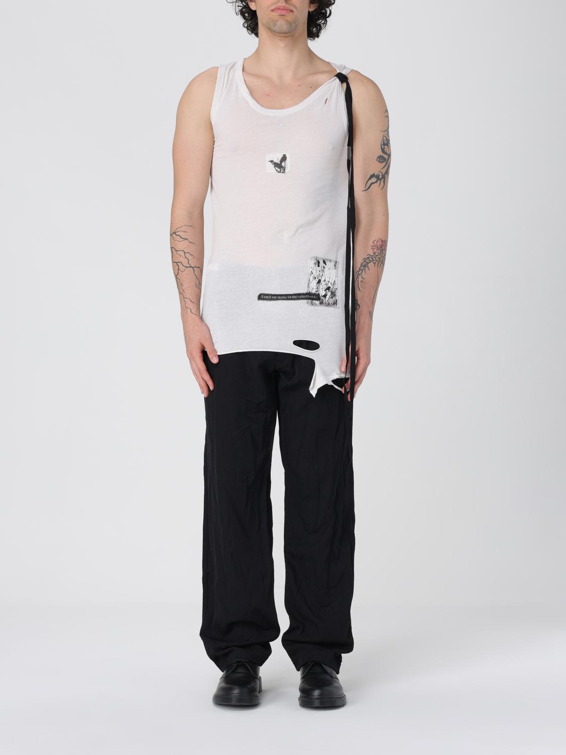 Ann Demeulemeester T-shirt Men Color White