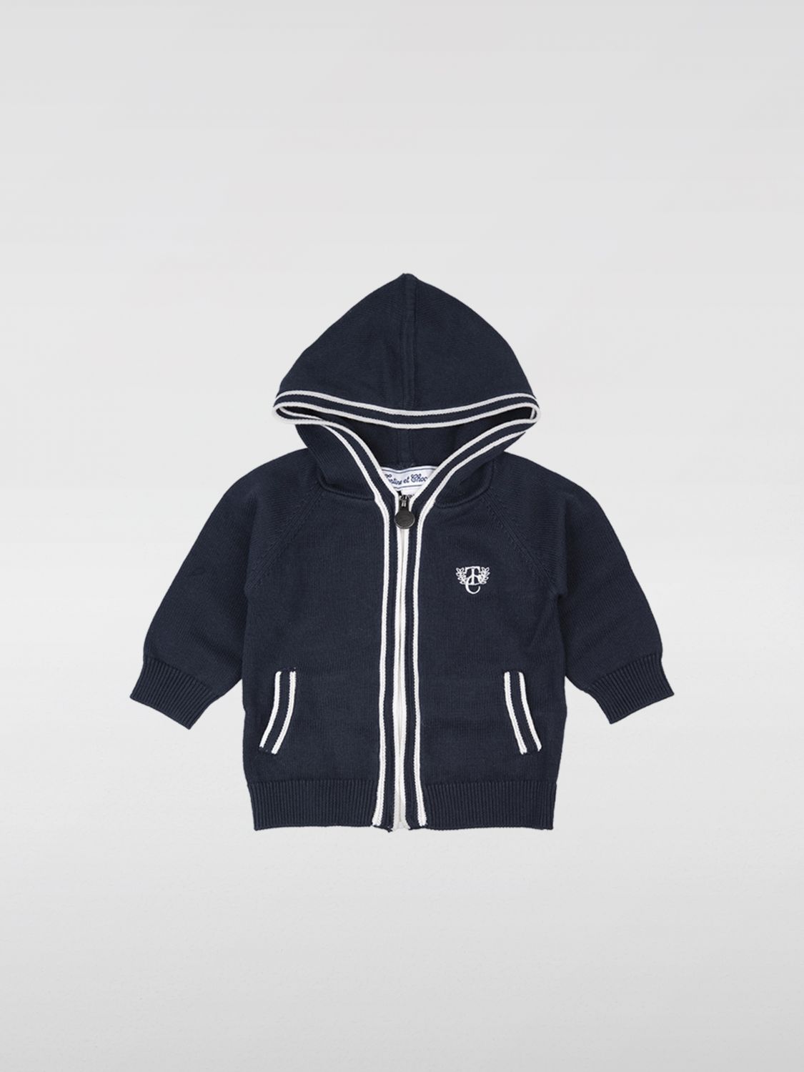 Shop Tartine Et Chocolat Sweater Kids Color Blue