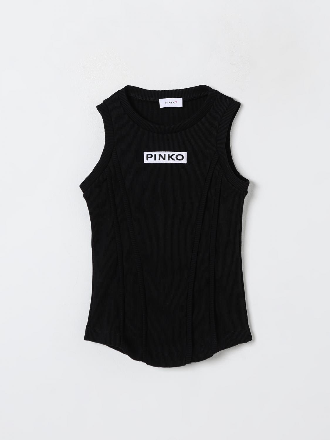 Pinko T-shirt Kids Color Black In Black