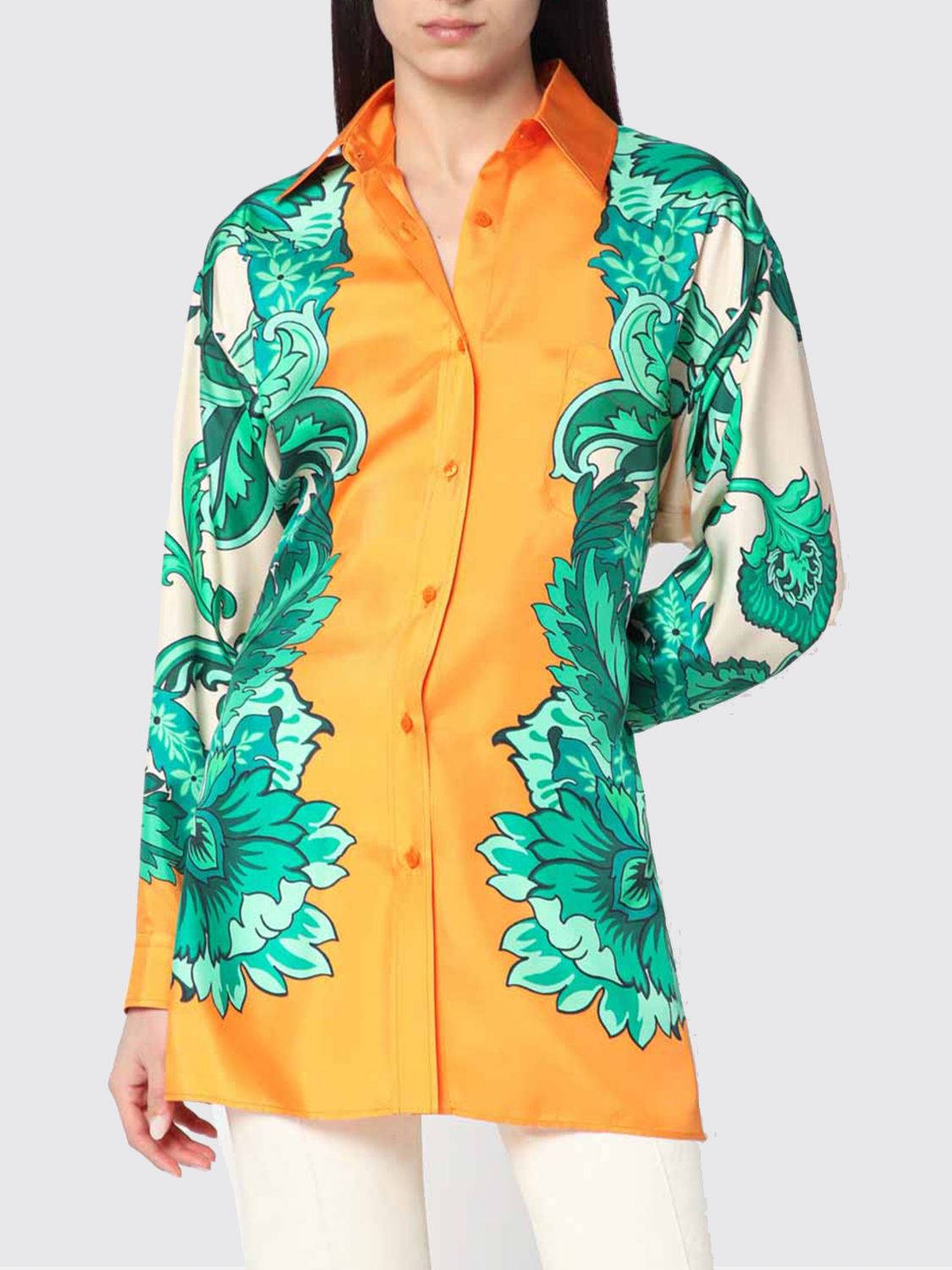 ETRO Paisley print silk shirt