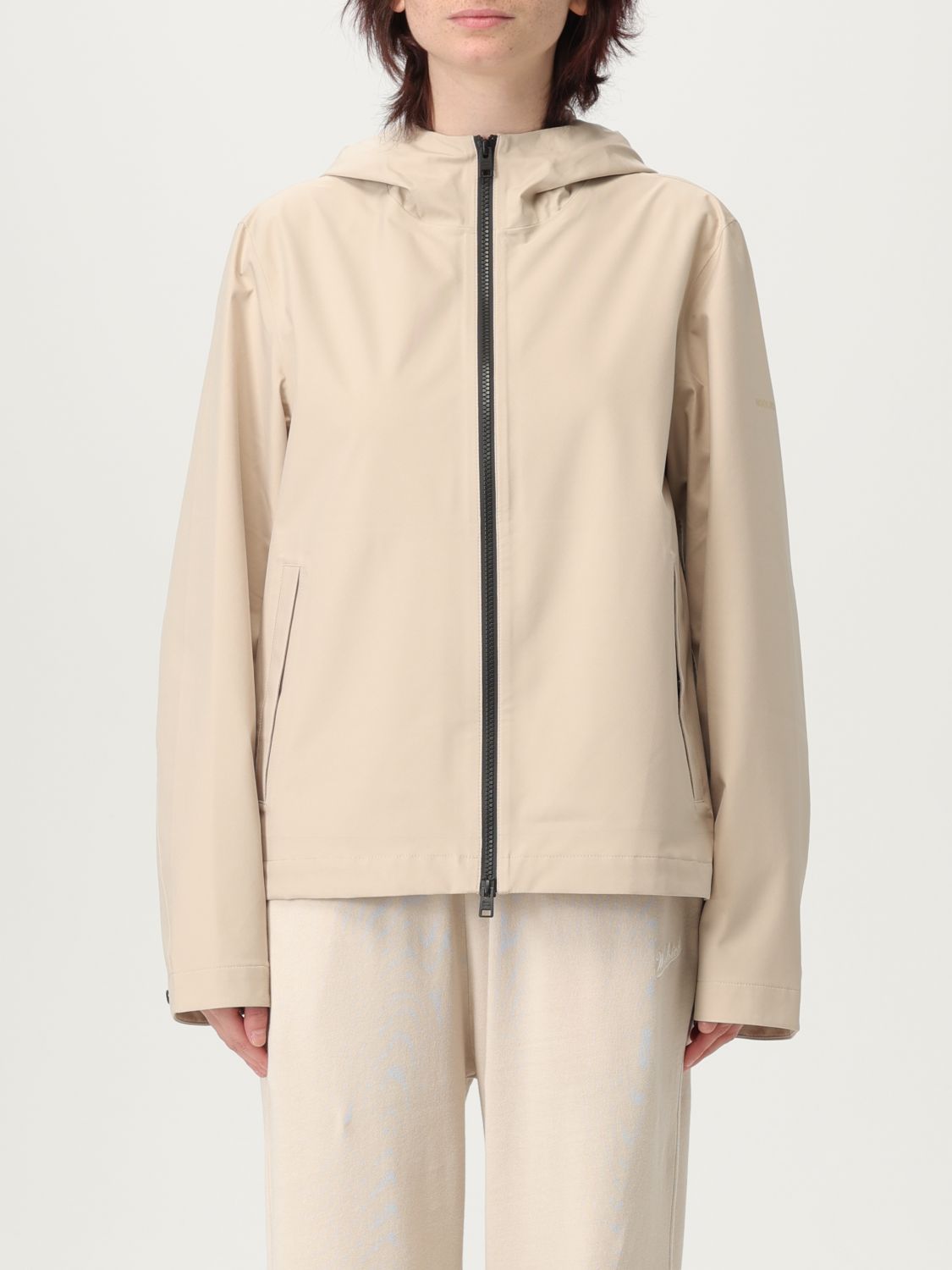Woolrich Jacket Woman Color Beige