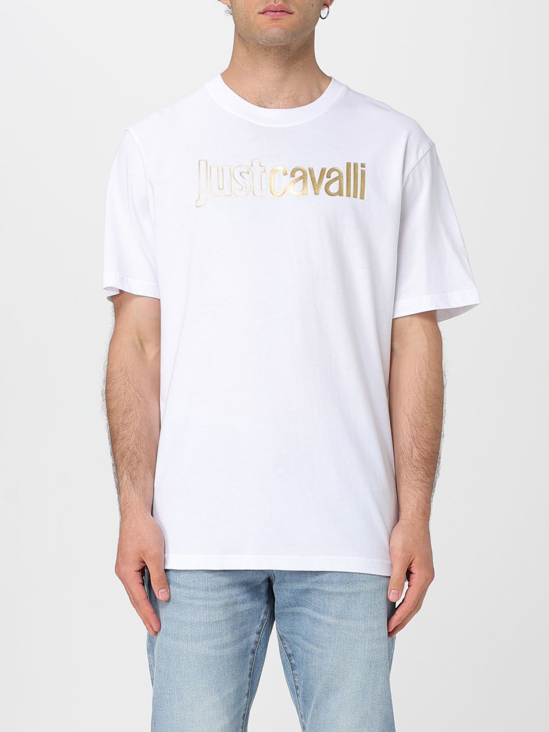 Just Cavalli T-shirt Men Color White