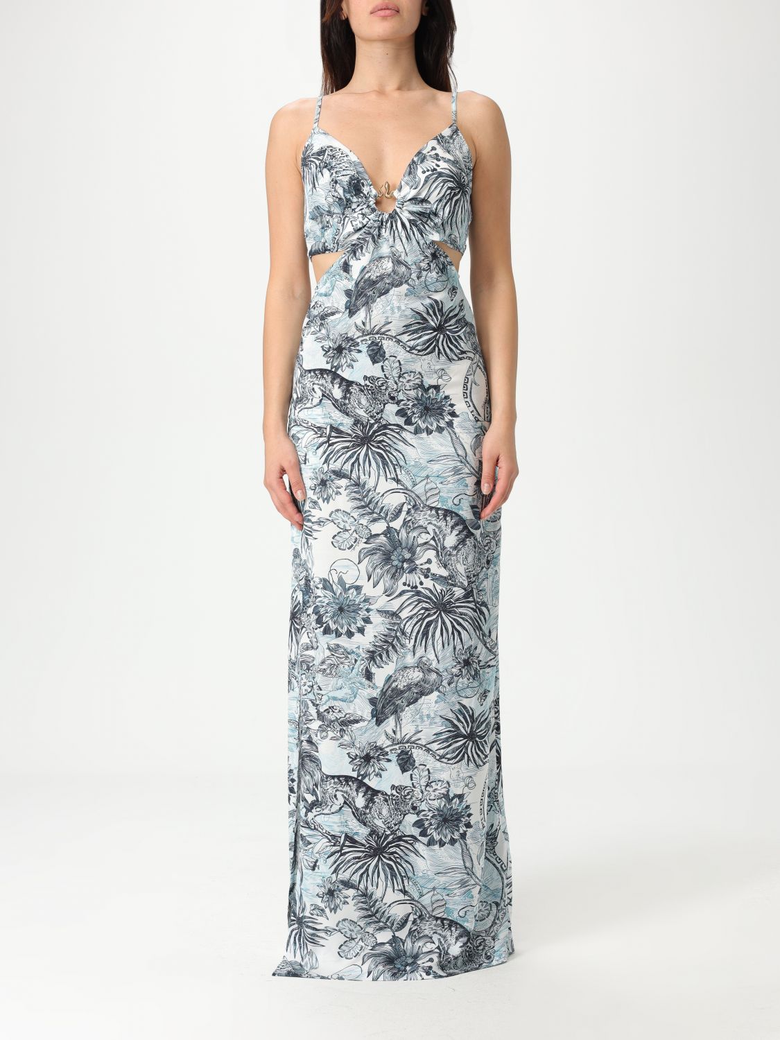 Just Cavalli Dress  Woman Color Blue